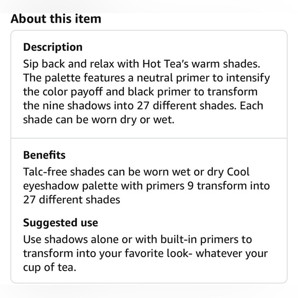 TheBalm What's the Tea Eyeshadow Palette - Picture 11 of 11